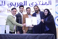 المنتدى العربي للفنون يحتفي بطلاب "الخط السنبلي"