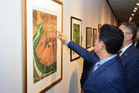 تكريم الفنان الراحل ياسين غالب في ختام معرض “للفن ضوء”