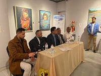 تكريم الفنان الراحل ياسين غالب في ختام معرض "للفن ضوء"